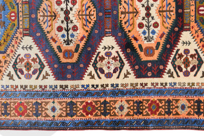 Vintage Caucasian Derbent Rug, 130 × 210 cm / 4.3 x 6.9 ft Handmade Wool Rug