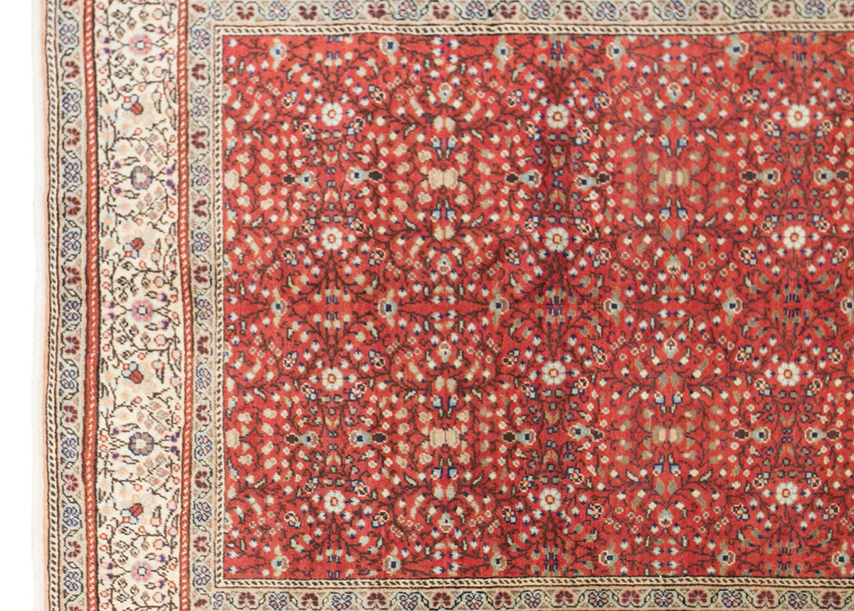Vintage Kayseri Rug, 122 × 173 cm / 4 x 5.7 ft Handmade Wool Cotton Rug