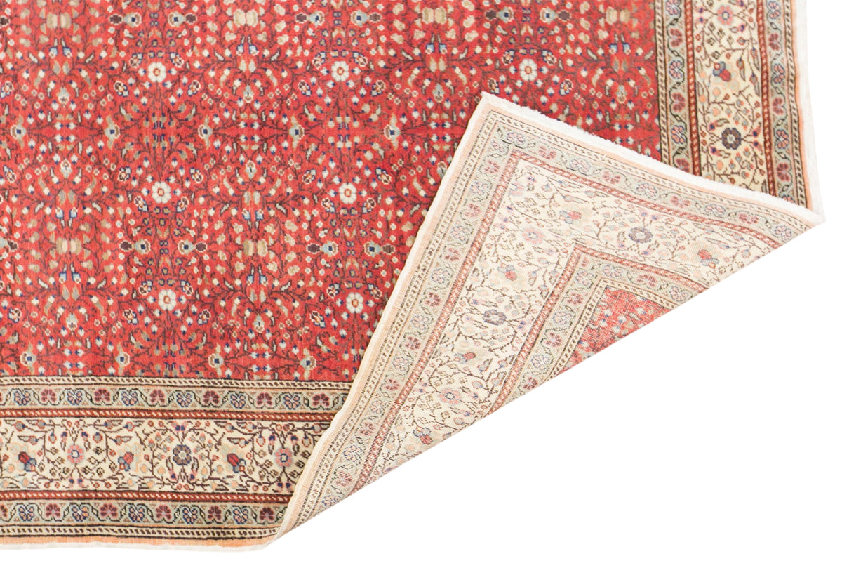 Vintage Kayseri Rug, 122 × 173 cm / 4 x 5.7 ft Handmade Wool Cotton Rug