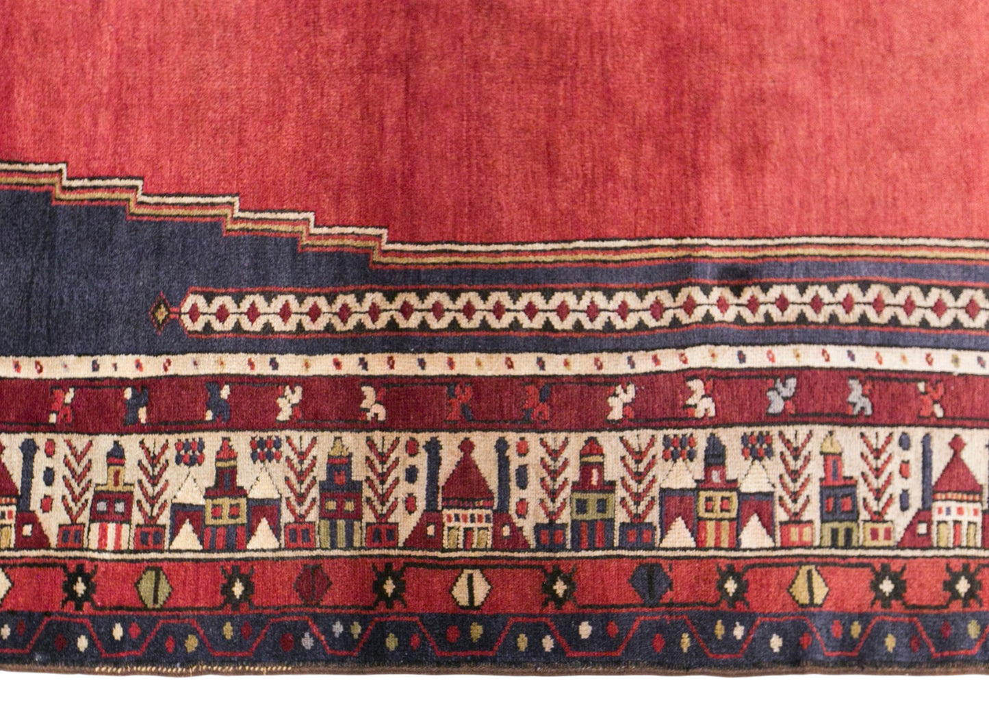 Vintage Konya Karapinar Rug, 140 × 245 cm / 4.6 x 8 ft Handmade Wool Rug