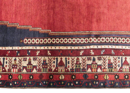 Vintage Konya Karapinar Rug, 140 × 245 cm / 4.6 x 8 ft Handmade Wool Rug