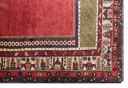 Vintage Konya Karapinar Rug, 140 × 245 cm / 4.6 x 8 ft Handmade Wool Rug