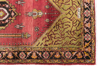 Vintage Konya Sille Rug, 117 × 175 cm / 3.8 x 5.7 ft Handmade Wool Rug