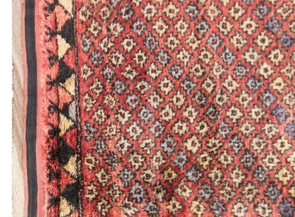 Vintage Konya Derbent Rug, 110 × 185 cm / 3.6 x 6.1 ft Handmade Wool Rug