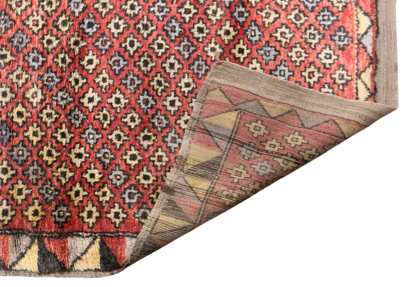 Vintage Konya Derbent Rug, 110 × 185 cm / 3.6 x 6.1 ft Handmade Wool Rug