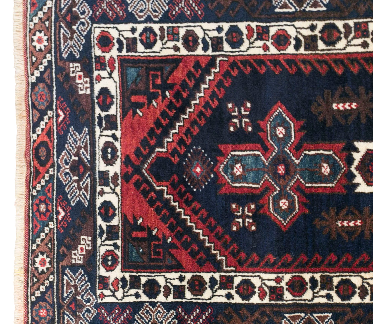 Vintage Dosemealti Nomadic Rug, 132 × 200 cm / 4.3 x 6.6 ft Handmade Wool Rug