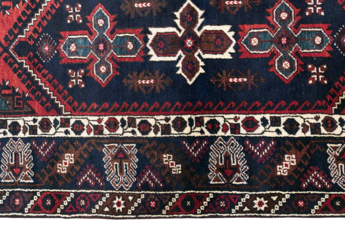 Vintage Dosemealti Nomadic Rug, 132 × 200 cm / 4.3 x 6.6 ft Handmade Wool Rug