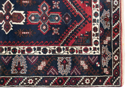 Vintage Dosemealti Nomadic Rug, 132 × 200 cm / 4.3 x 6.6 ft Handmade Wool Rug