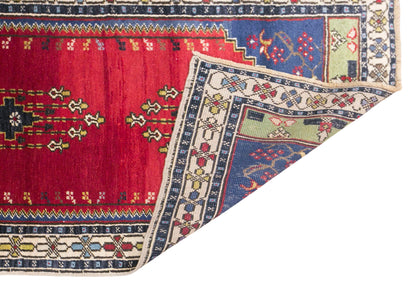 Vintage Konya Rug, 95 × 155 cm / 3.1 x 5.1 ft Handmade Wool Rug