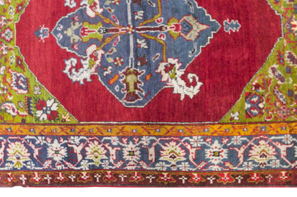 Vintage Konya Karapinar Rug, 130 × 200 cm / 4.3 x 6.6 ft Handmade Wool Rug