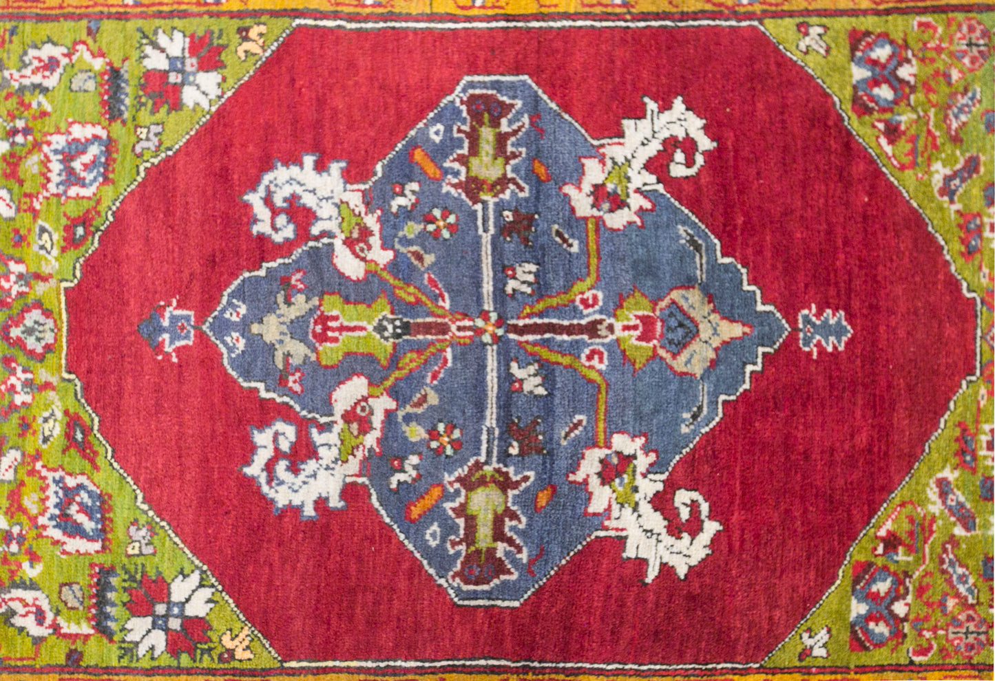 Vintage Konya Karapinar Rug, 130 × 200 cm / 4.3 x 6.6 ft Handmade Wool Rug