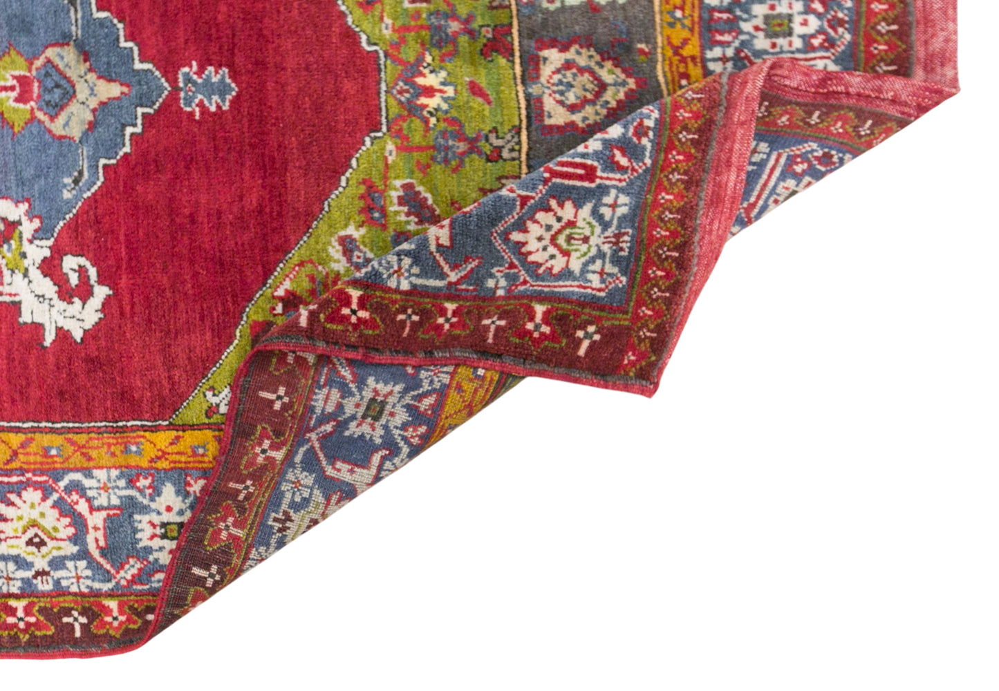 Vintage Konya Karapinar Rug, 130 × 200 cm / 4.3 x 6.6 ft Handmade Wool Rug