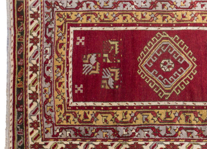 Vintage Konya Ladik Runner Rug, 132 x 350 cm / 4.3 x 11 ft Handmade Wool Rug