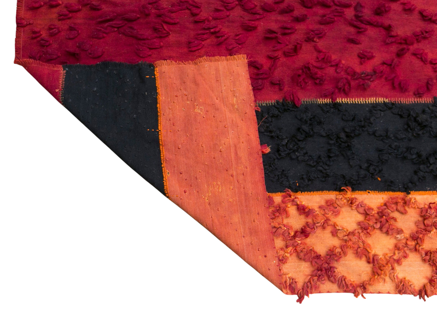 Vintage Turkish Curtain Kilim Rug, 6.7 x 15 ft, 205 x 465 cm, Handwoven Strriped Kilim