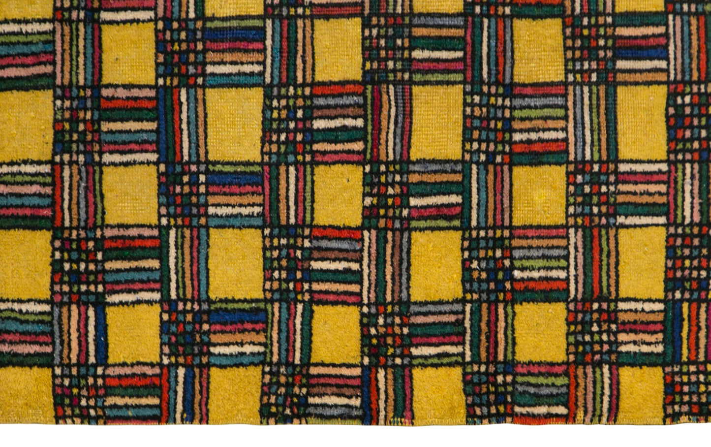 Modern Turkish Area Rug, 3.2x6.2 ft, 97x190 cm
