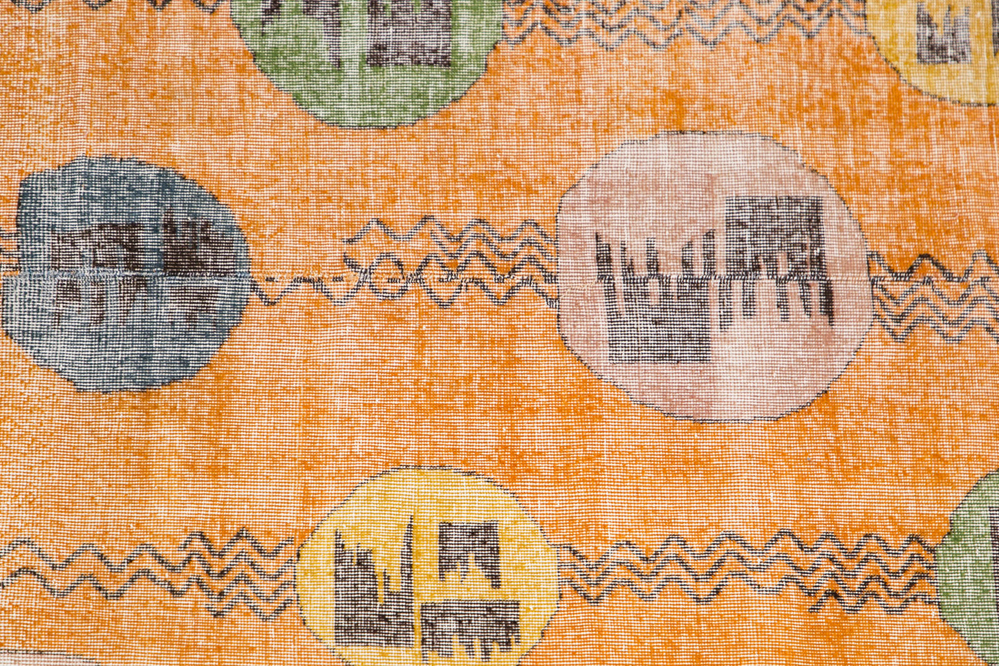 Modern Turkish Area Rug, 6.9x9.8 ft, 210x300 cm