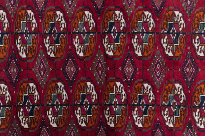 Vintage Turkmen Rug, 78 x 115 cm / 2.6 x 3.8 ft Handmade Wool Rug