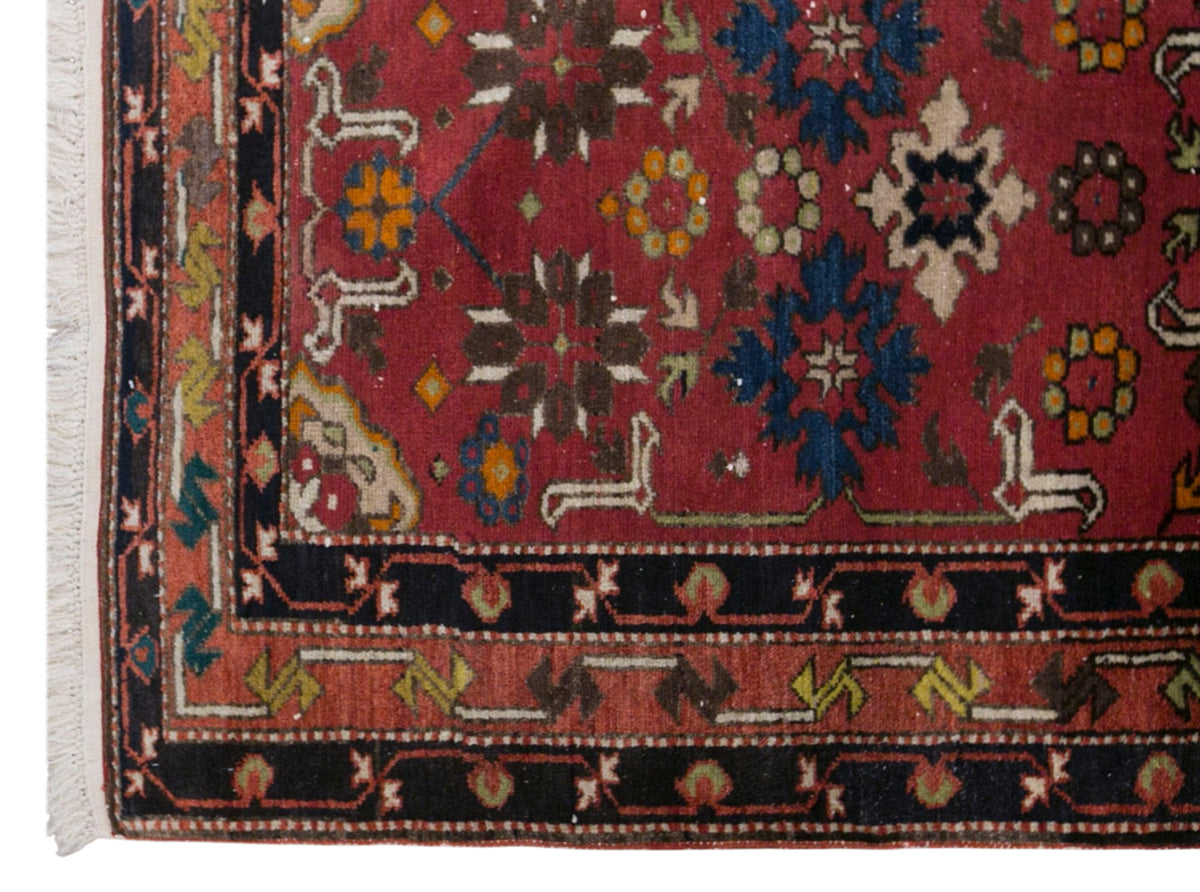 Vintage Caucasian Derbent Rug, 97 × 180 cm / 3.2 x 5.9 ft Handmade Wool Rug