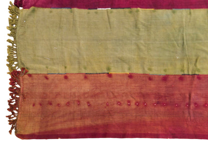 Vintage Konya Cihanbeyli Curtain Kilim Rug, 7.5 x 15 ft, 228 x 450 cm, Handwoven Turkish Wool Kilim