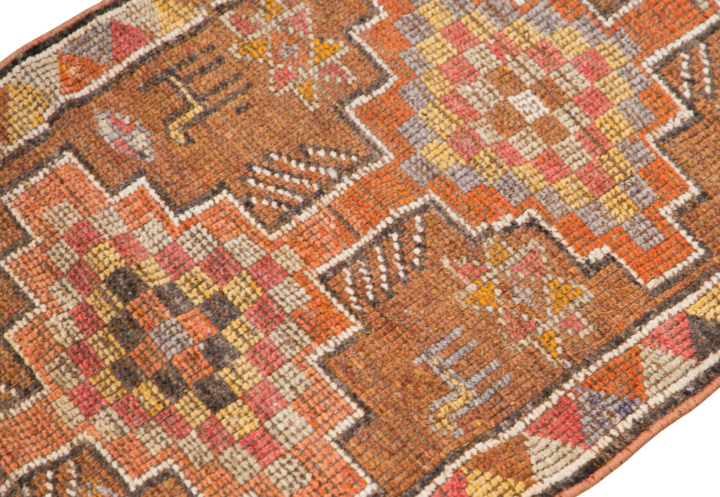 Vintage Turkish Runner Rug, 2.7x9.8 ft, 82x300 cm