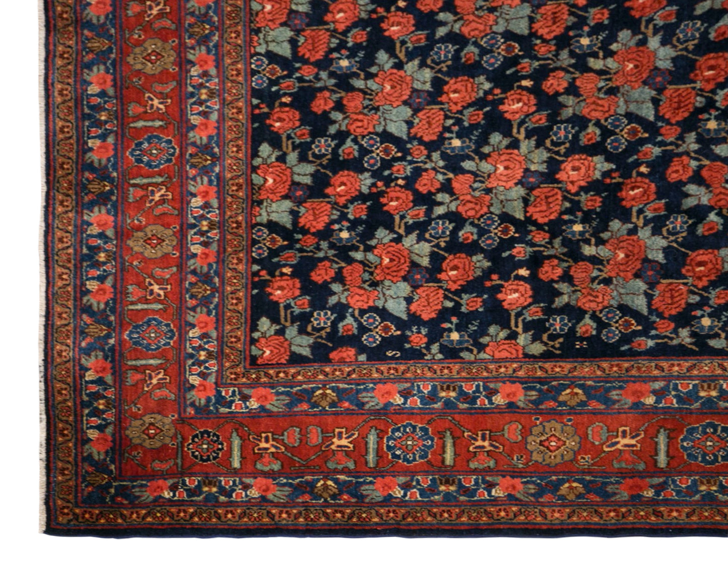 Vintage Turkish Area Rug, 8.5x11.6 ft, 260x355 cm