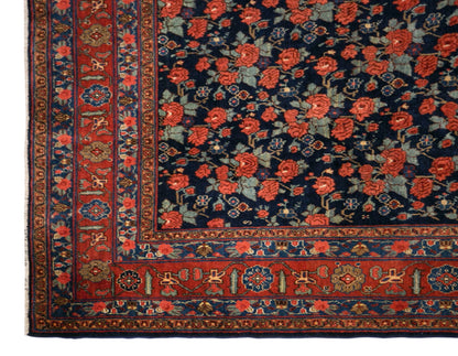 Vintage Turkish Area Rug, 8.5x11.6 ft, 260x355 cm