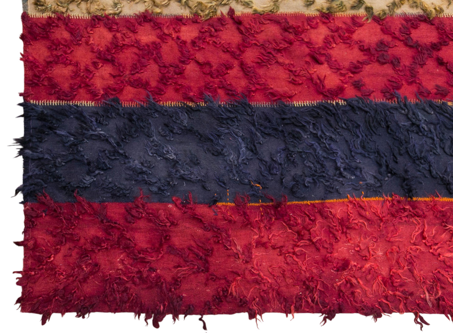Vintage Turkish Curtain Kilim Rug, 8.4 x 15 ft, 255 x 465 cm, Handwoven Turkish Wool Kilim