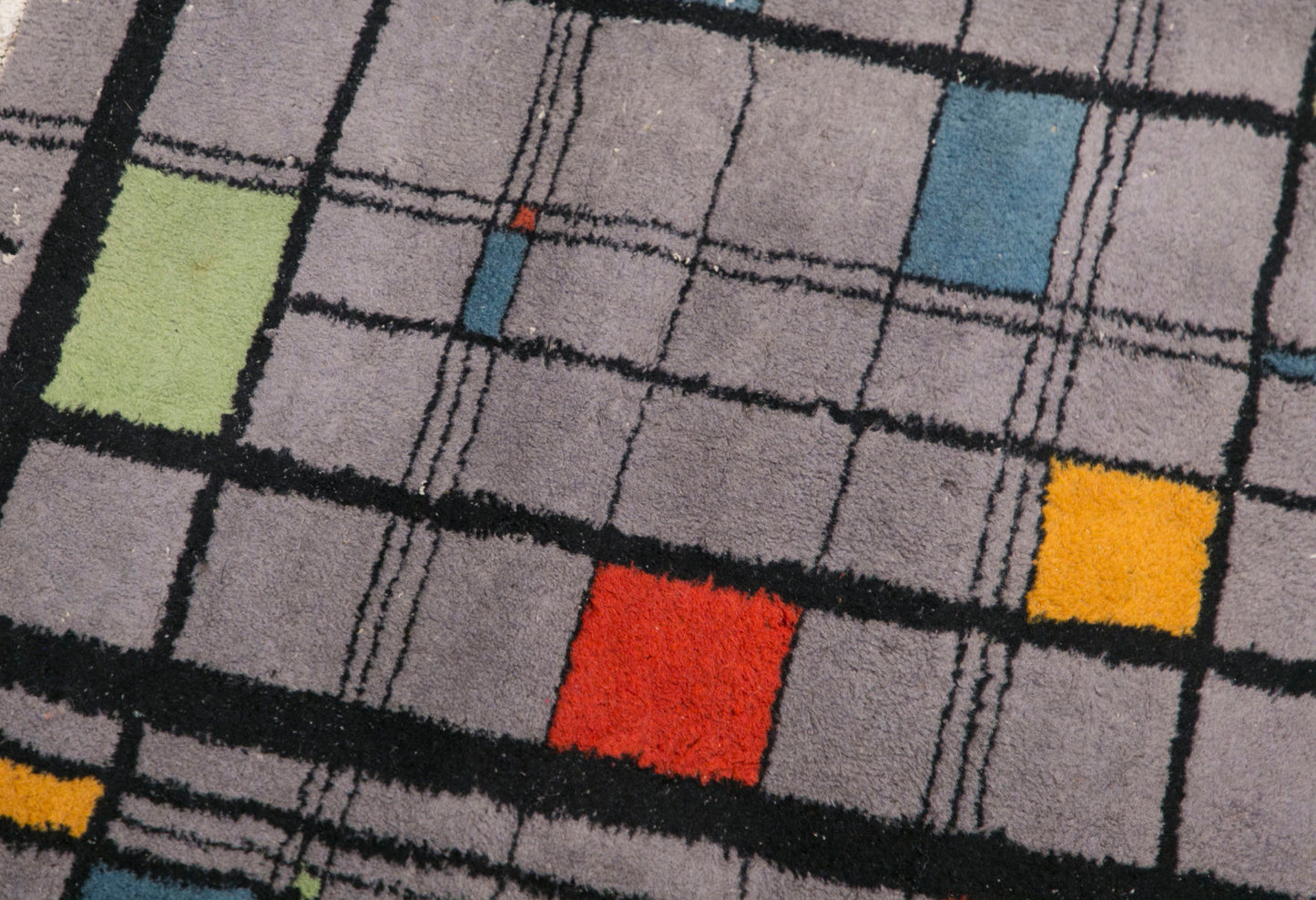 Modern Turkish Area Rug, 3.4x6.2 ft, 105x190 cm