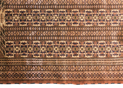 Vintage Turkmen Ersari Rug, 102 x 135 cm / 3.3 x 4.4 ft Handmade Wool Rug