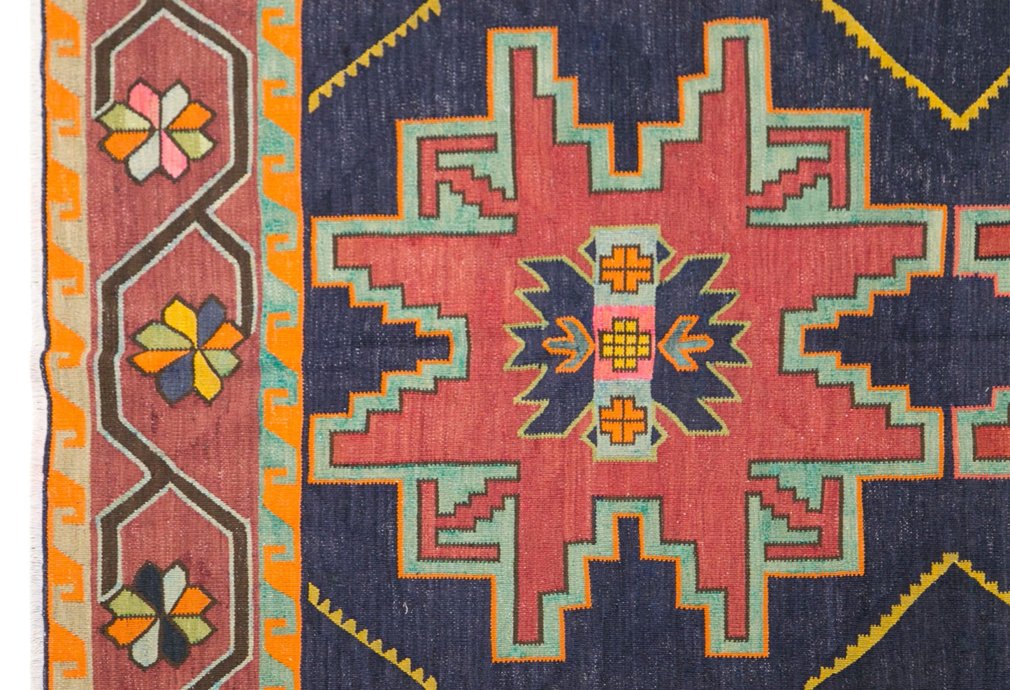 Antique Kilim 5.1 x 8.9 feet 155 x 270 cm