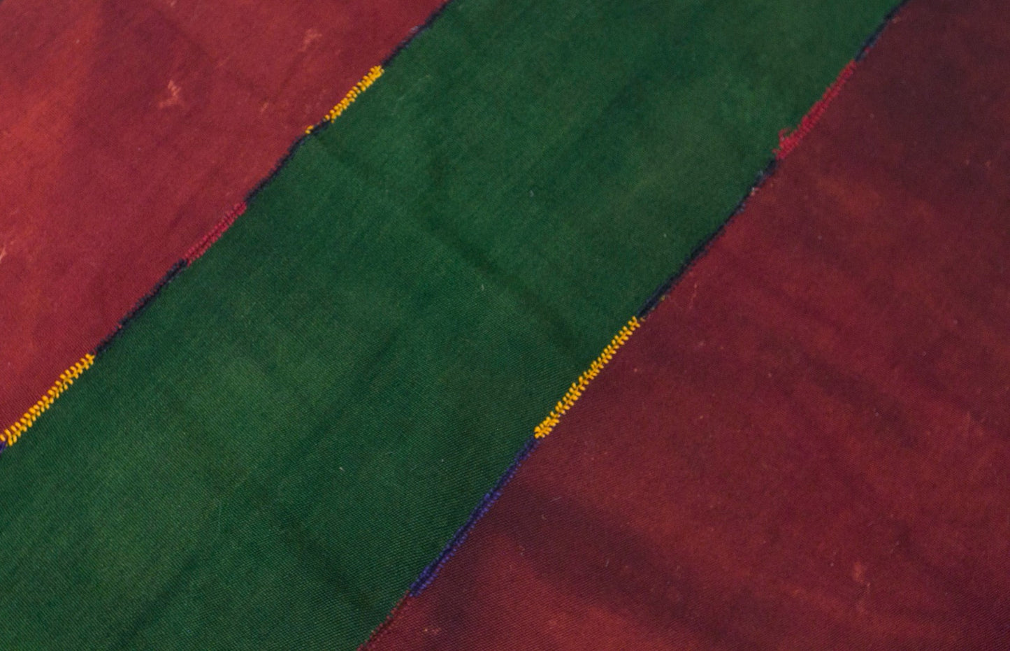 Vintage Konya Cihanbeyli Curtain Kilim Rug, 5.7 x 15 ft, 175 x 450 cm, Handwoven Turkish Wool Kilim
