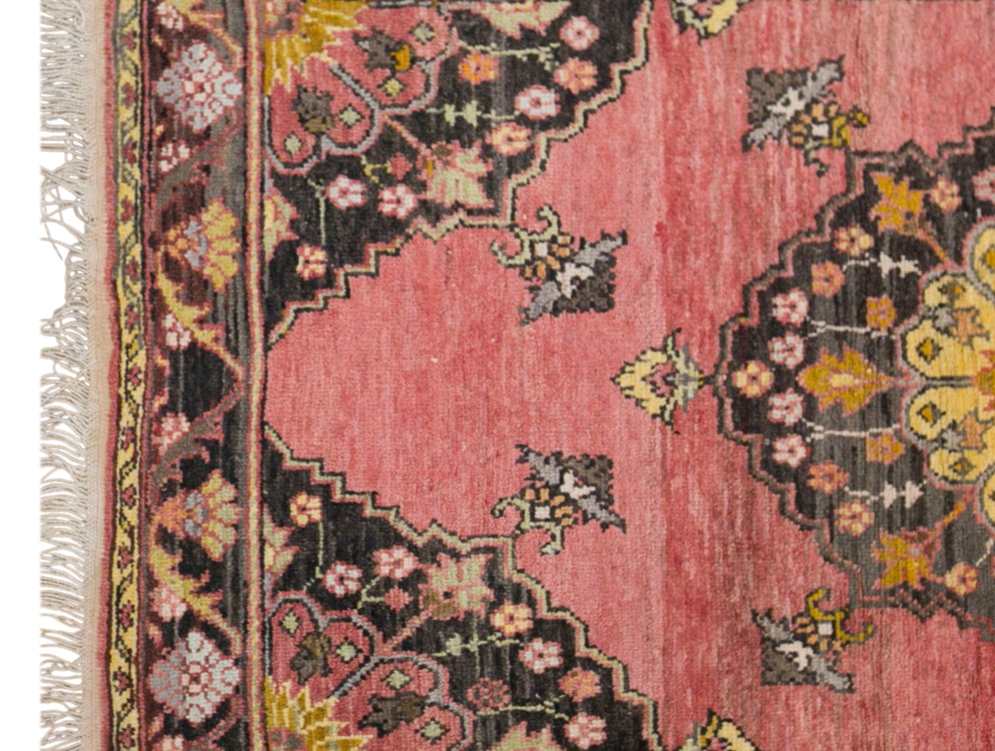 Vintage Konya Sille Rug, 98 × 150 cm / 3.2 x 4.9 ft Handmade Wool Rug