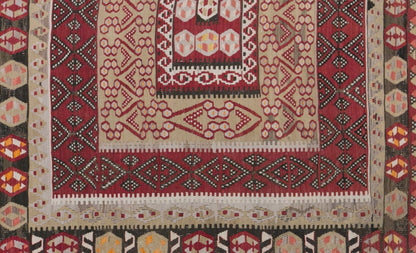 Vintage Kayseri Kilim, 200 x 400 cm / 6.6 x 13 feet