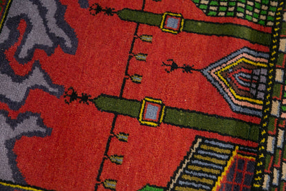Prayer Rug 2.6 x 4.4 feet 80 x 135 cm