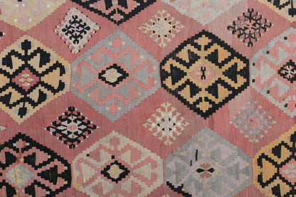 Vintage Caucasian Kilim, 168 x 365 cm / 5.5 x 12 feet