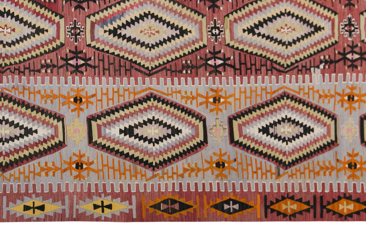 Vintage Oushak Kilim, 175 x 340 cm / 5.7 x 11 feet