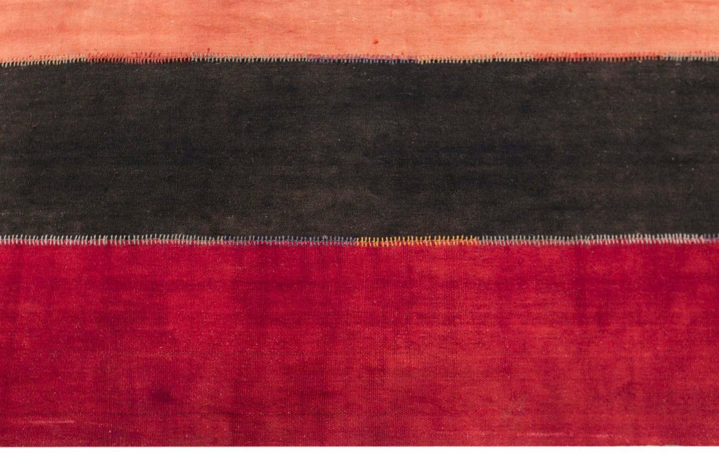 Vintage Turkish Curtain Kilim Rug, 6.7 x 16 ft, 205 x 480 cm, Handwoven Turkish Wool Kilim