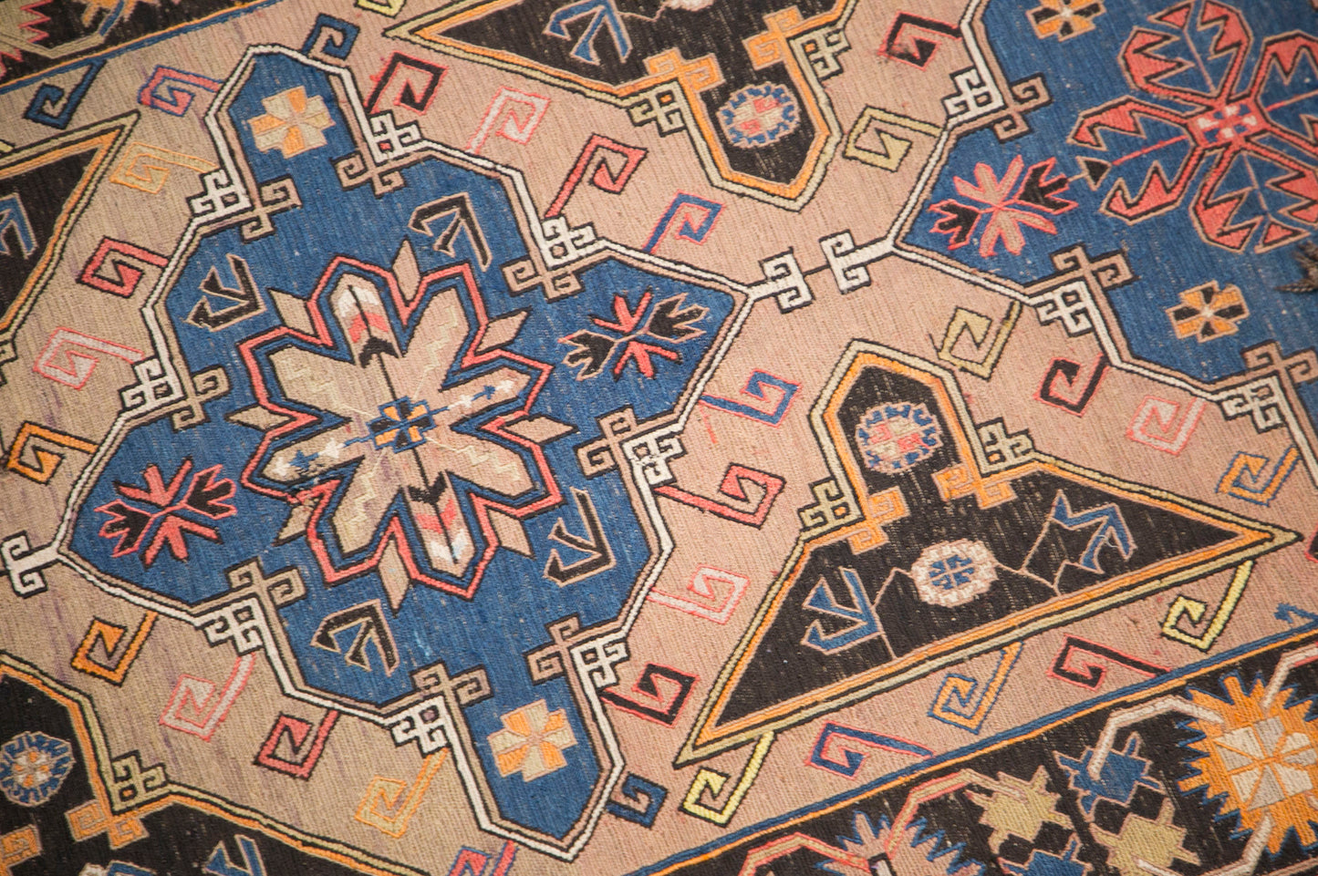 Vintage Turkish Area Rug, 3.8x6.4 ft, 115x195 cm