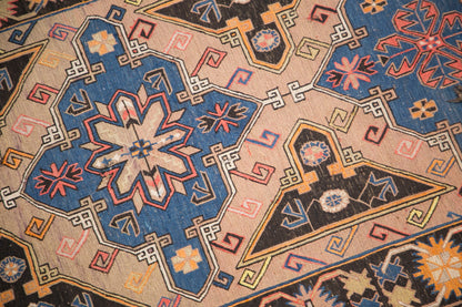 Vintage Turkish Area Rug, 3.8x6.4 ft, 115x195 cm