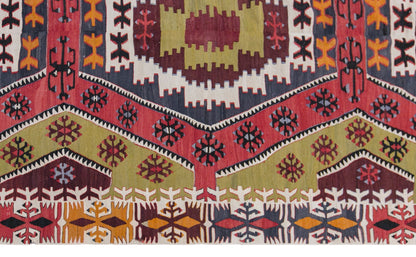 Vintage Konya Kilim, 155 x 350 cm / 5.1 x 11 feet
