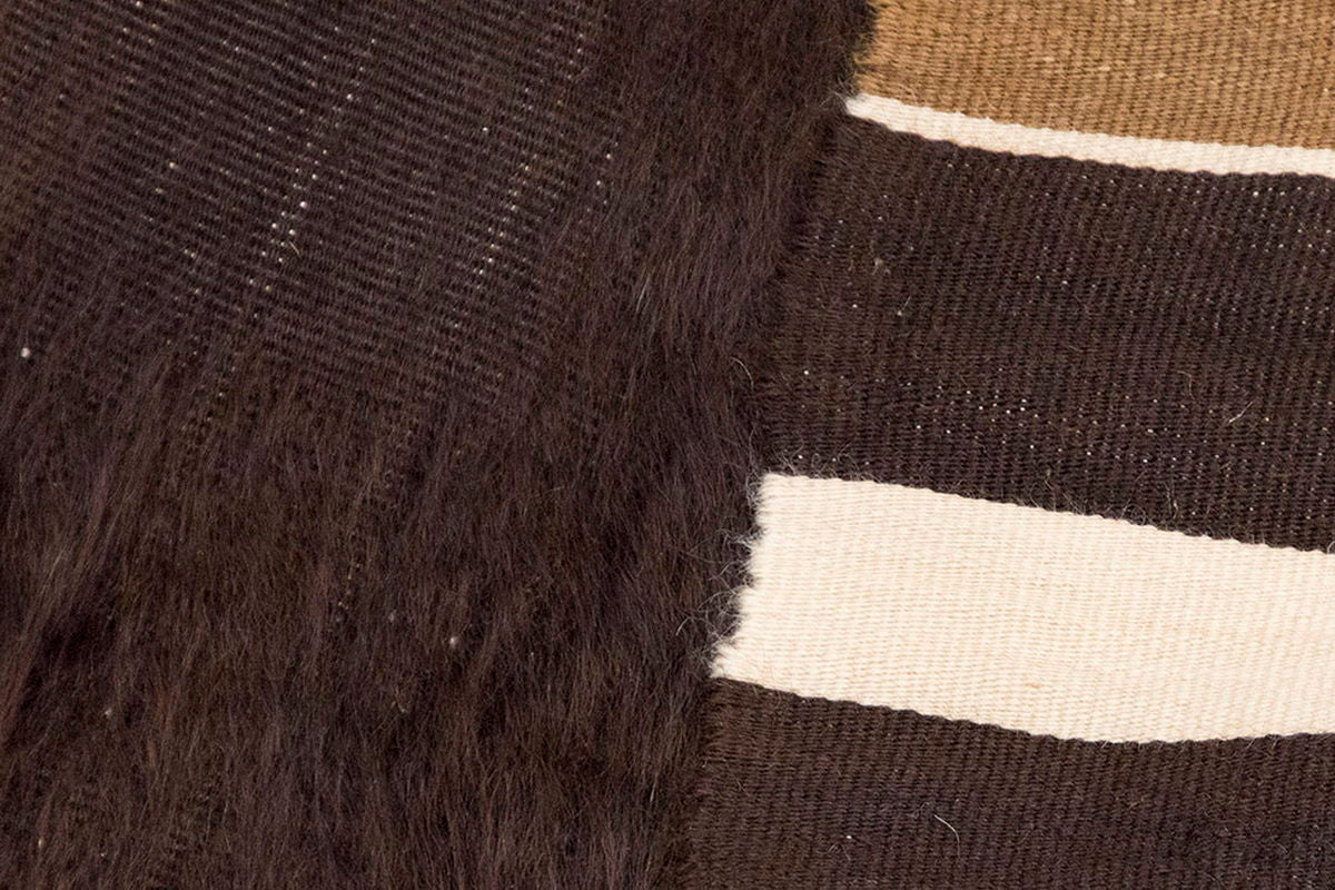 3x4, 2'7 x 3'10 ft, Siirt Blanket Kilim Rug, Siirt Blanket