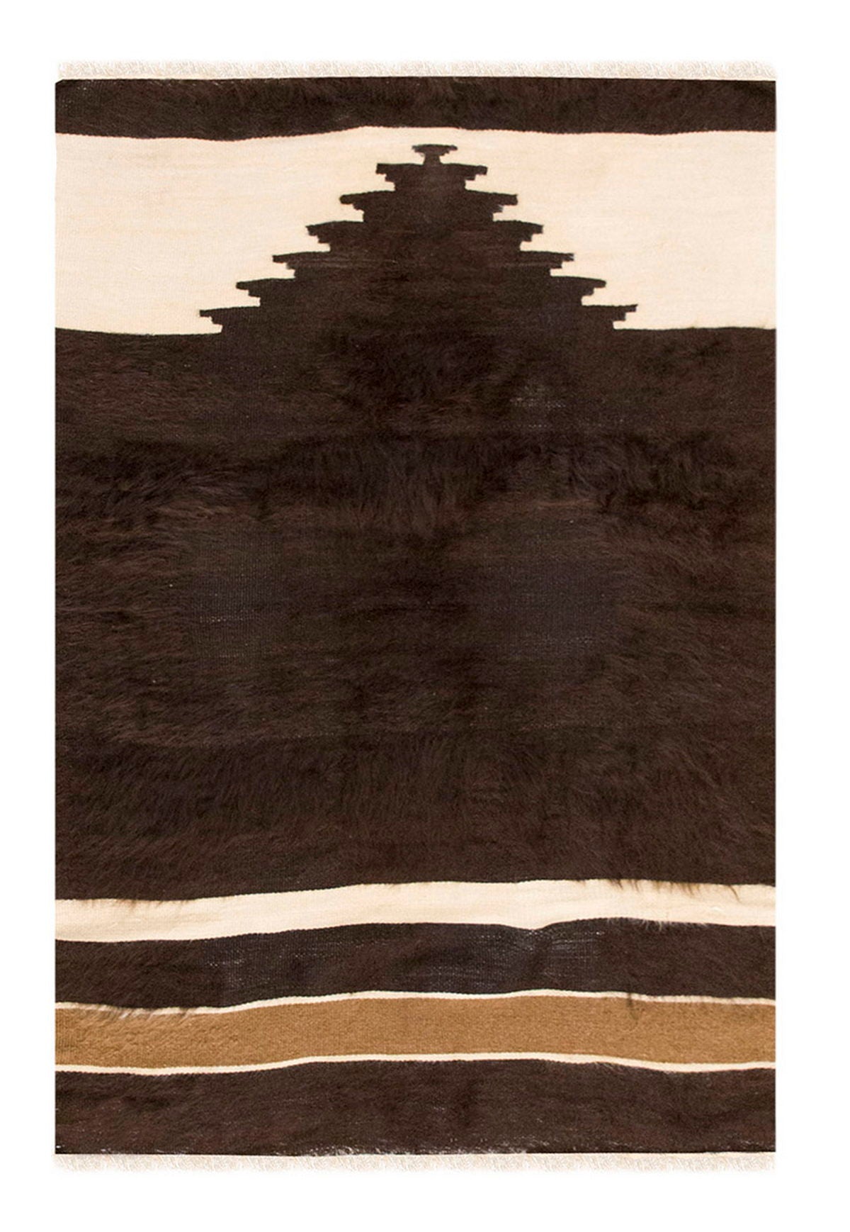 3x4, 2'7 x 3'10 ft, Siirt Blanket Kilim Rug, Siirt Blanket