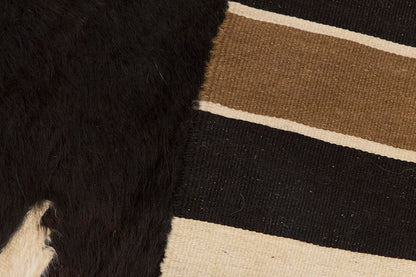 3x4, 2'9 x 3'11 ft, Siirt Blanket Kilim Rug, Siirt Blanket