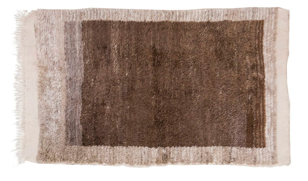 3x4'4 ft Turkish Tulu,Tulu Rug, Karapınar Tulu Rug, Vintage Tulu 92 x 132 cm