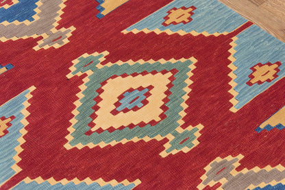 3x7.7 feet Kilim,3x8 Kilim Rug,Turkish Kilim Rug,Oushak Kilim,Handwoven Kilim, Handspun Wool Kilim Rug,New Kilim Rug,Natural Color Kilim