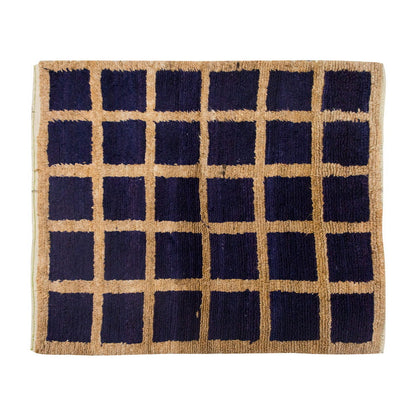 4'1"x4'11" ft Turkish Tulu,Tulu Rug, Karapınar Tulu Rug, Vintage Tulu 125 x 150 cm