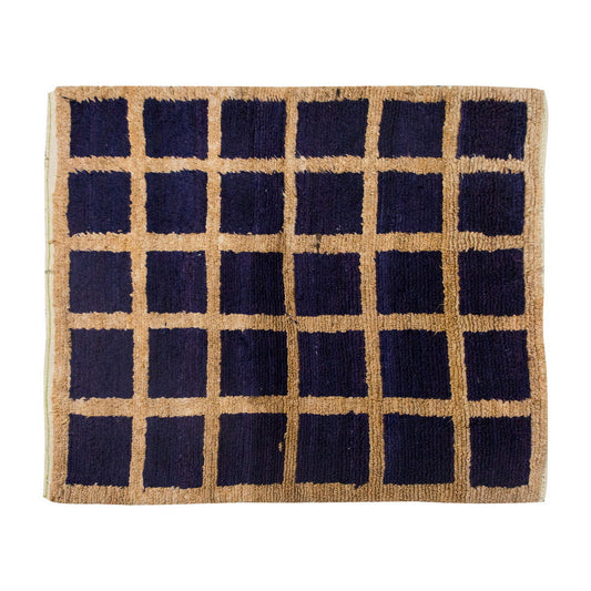 4'1"x4'11" ft Turkish Tulu,Tulu Rug, Karapınar Tulu Rug, Vintage Tulu 125 x 150 cm