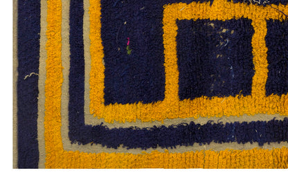4'1"x5'2" ft Turkish Tulu,Tulu Rug, Karapınar Tulu Rug, Vintage Tulu 124 x 158 cm