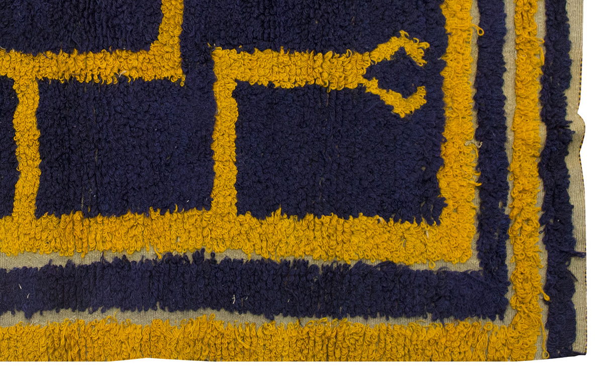 4'1"x5'2" ft Turkish Tulu,Tulu Rug, Karapınar Tulu Rug, Vintage Tulu 124 x 158 cm