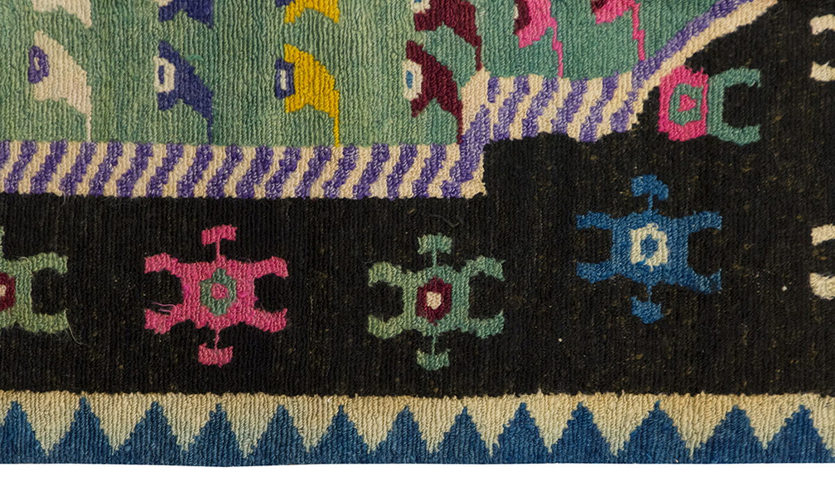 4'1"x5'3" ft Turkish Tulu,Tulu Rug, Karapınar Tulu Rug, Vintage Tulu 124 x 160 cm